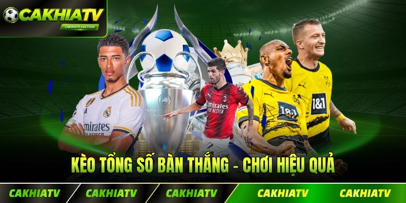Kèo Tổng Số Bàn Thắng - Chơi Hiệu Quả Khi Chọn Ở Sàn Đỉnh