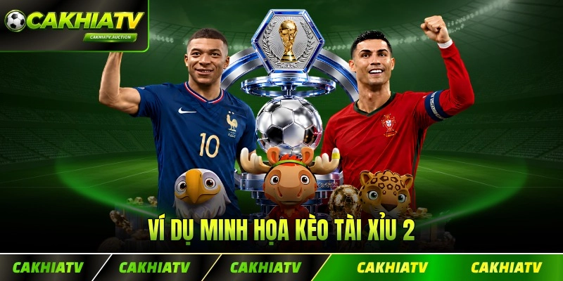 Ví dụ minh họa kèo tài xỉu 2